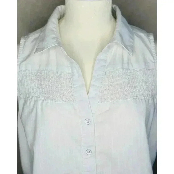 Old Ranch Brands Saguaro Tank Top 23 White Size M - Picture 4 of 8